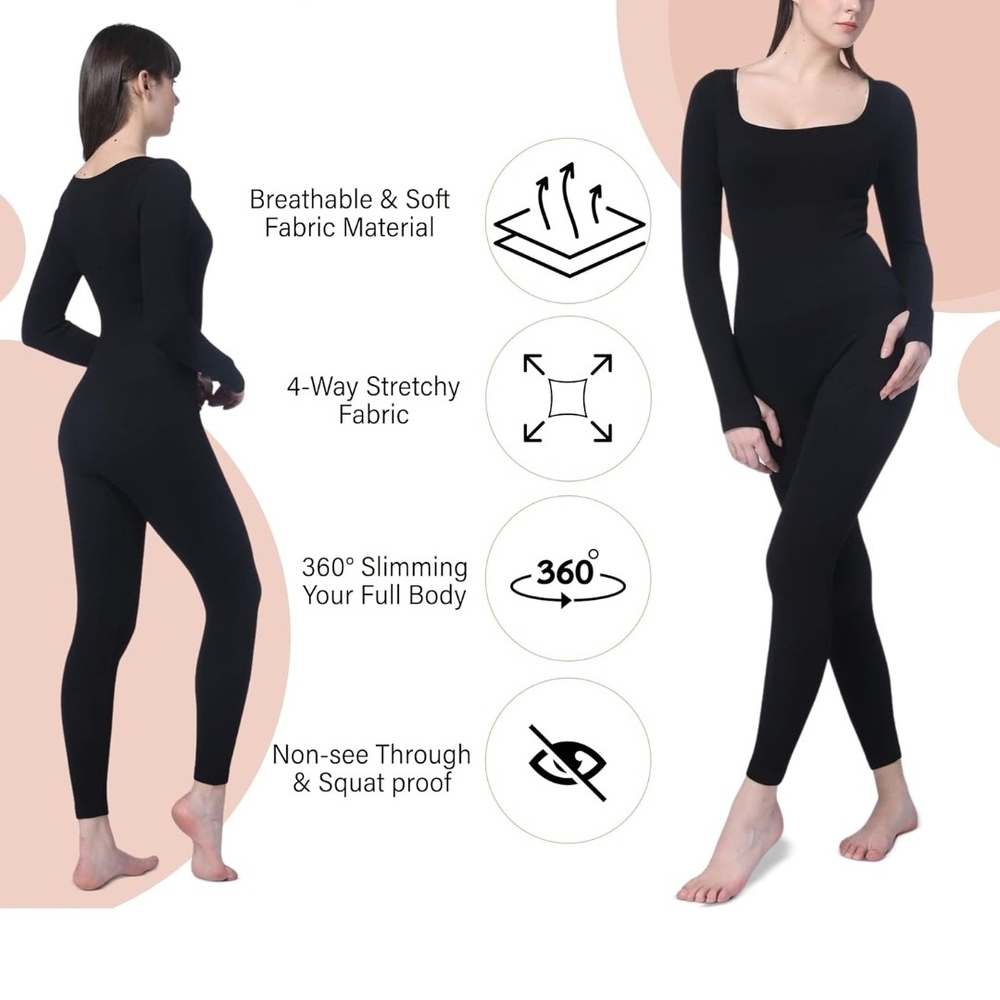 Black‎ Long Sleeve Bodysuit